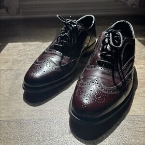 Florsheim Imperial Burgundy Leather Wingtip Sz 9.5